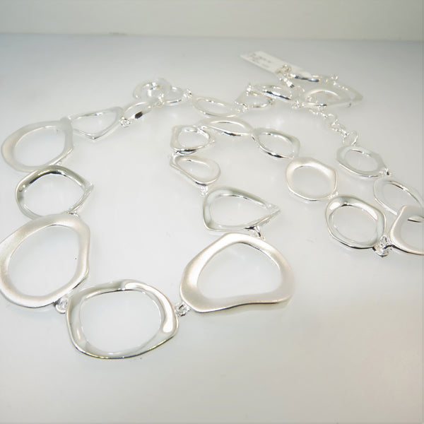 Sterling Silver Abstract Bracelet