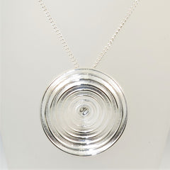 Sterling Silver Catherine Wheel Pendant & chain