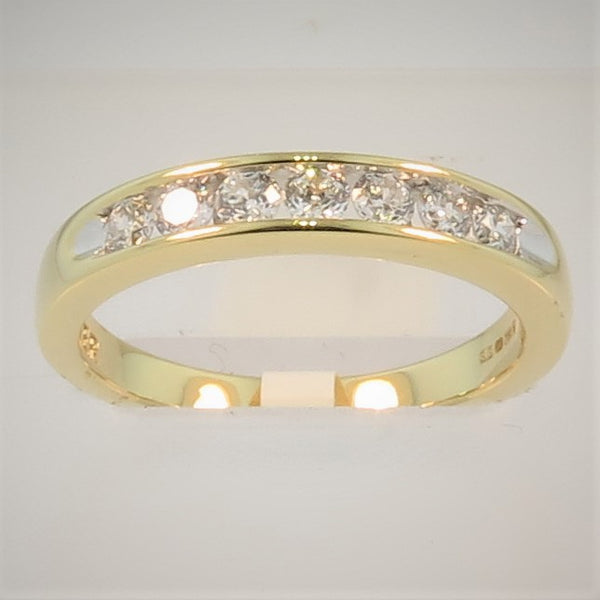 18ct Yellow Gold Diamond Eternity Ring