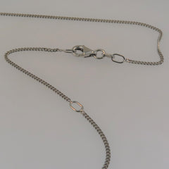 Silver Topaz Pendant & Chain