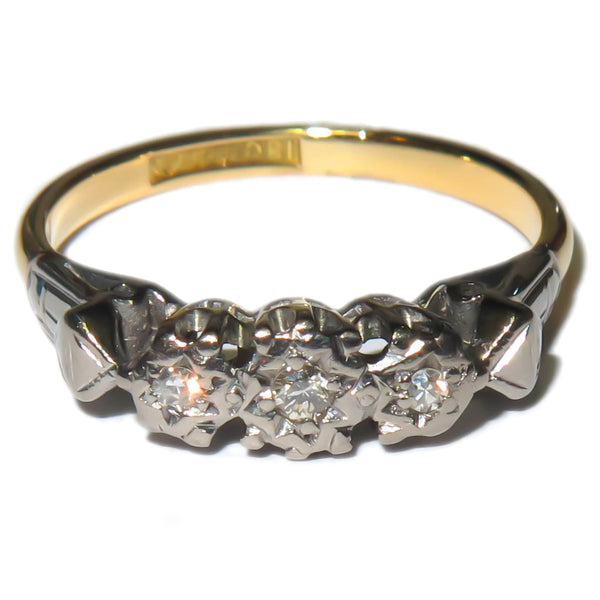 Diamond Trilogy Ring