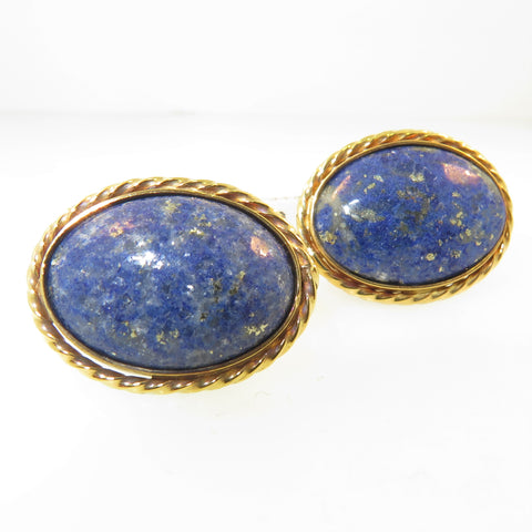 Lapis Lazuli Ear Studs
