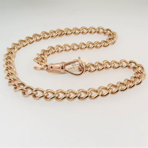 Rose Gold Curb Bracelet