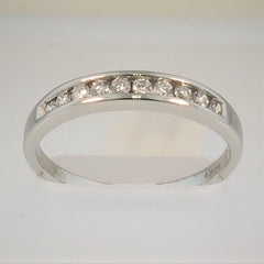 Platinum Diamond 1/2 Eternity Ring
