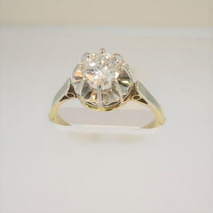 18ct Gold Diamond Solitaire RIng