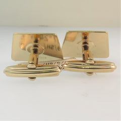 9ct Gold Patterned Cufflinks
