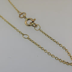 Gold Peridot & Seed Pearl Necklet