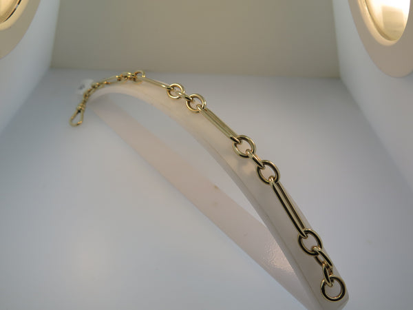 9ct Gold Figaro Link Bracelet